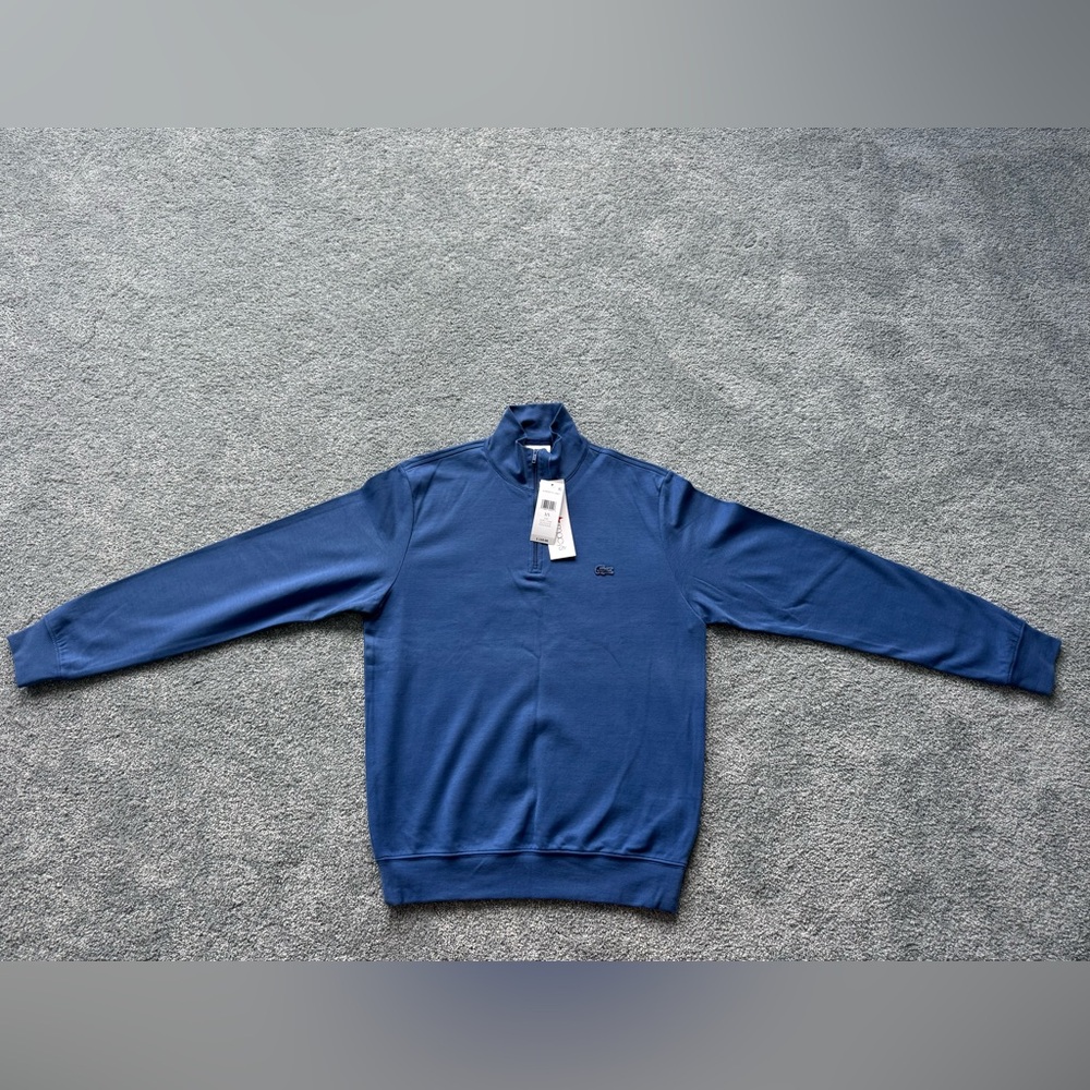 Macy's Blue Zip Up Sweater